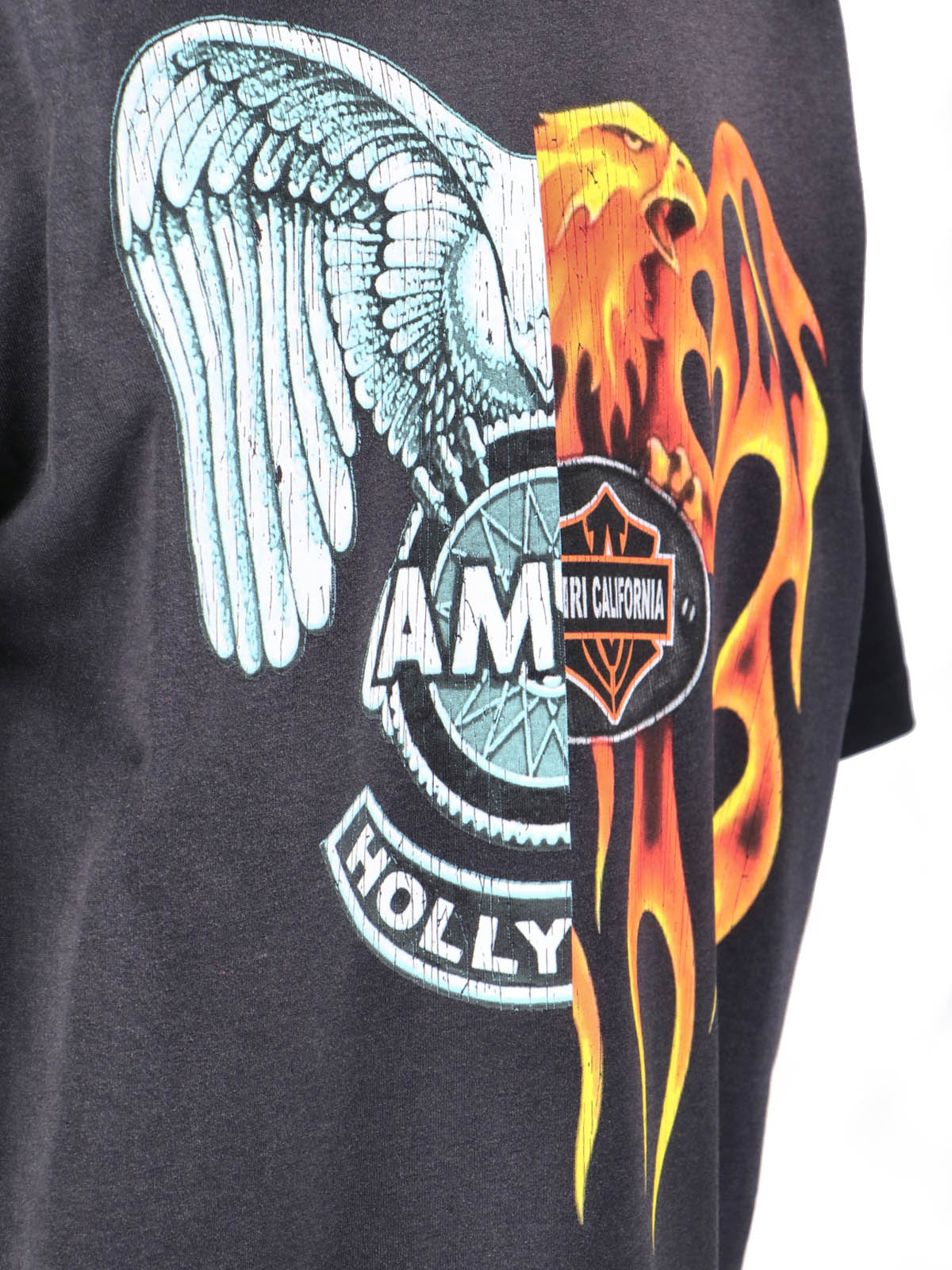 Amiri T-shirts and Polos Black Cotton