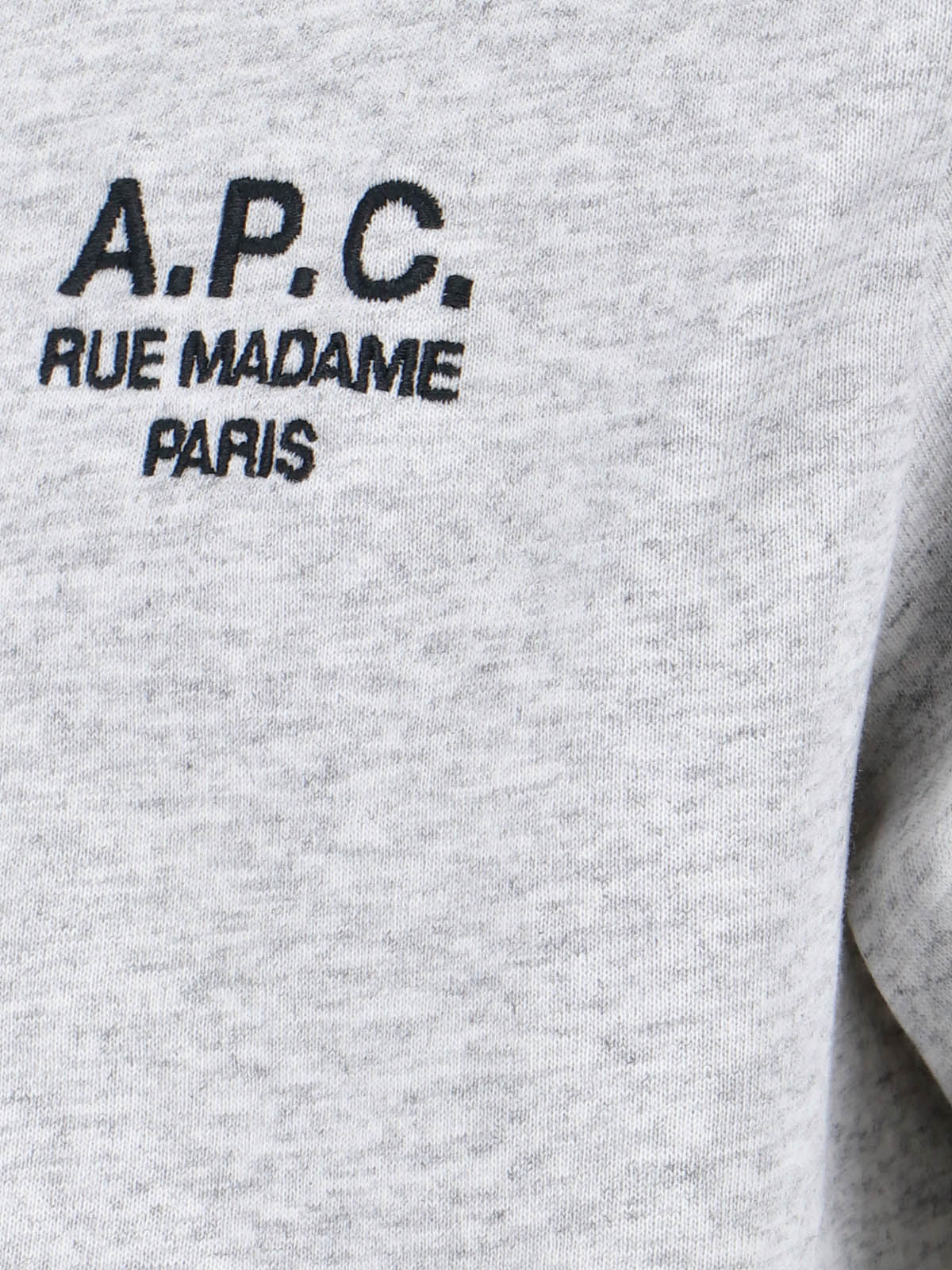 A.P.C. T-shirts and Polos Grey Organic Cotton