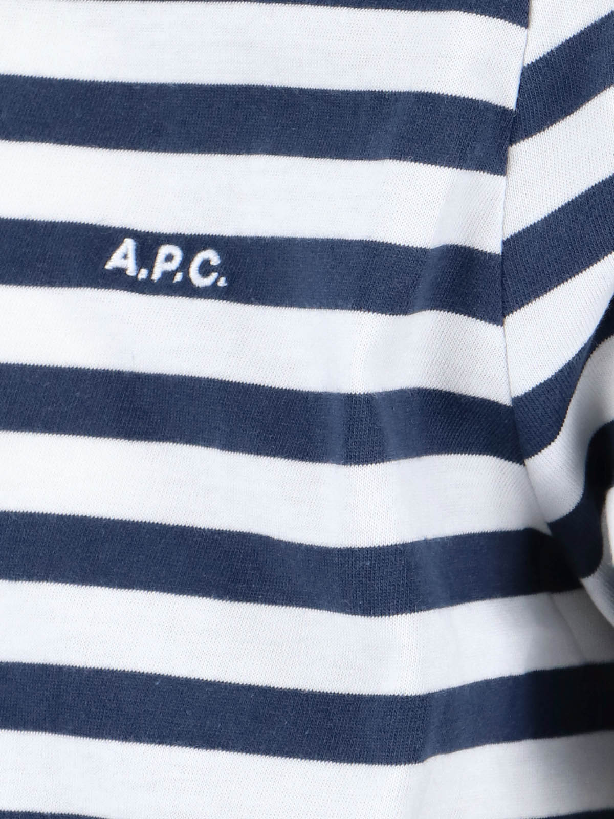 A.p.c. T-Shirts And Polos Blue Organic Cotton