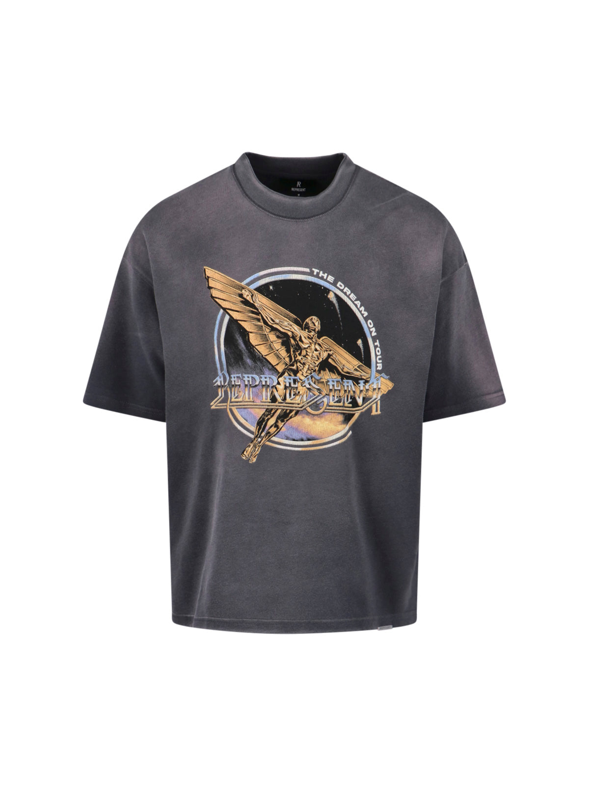 Represent T-shirts and Polos Grey Cotton