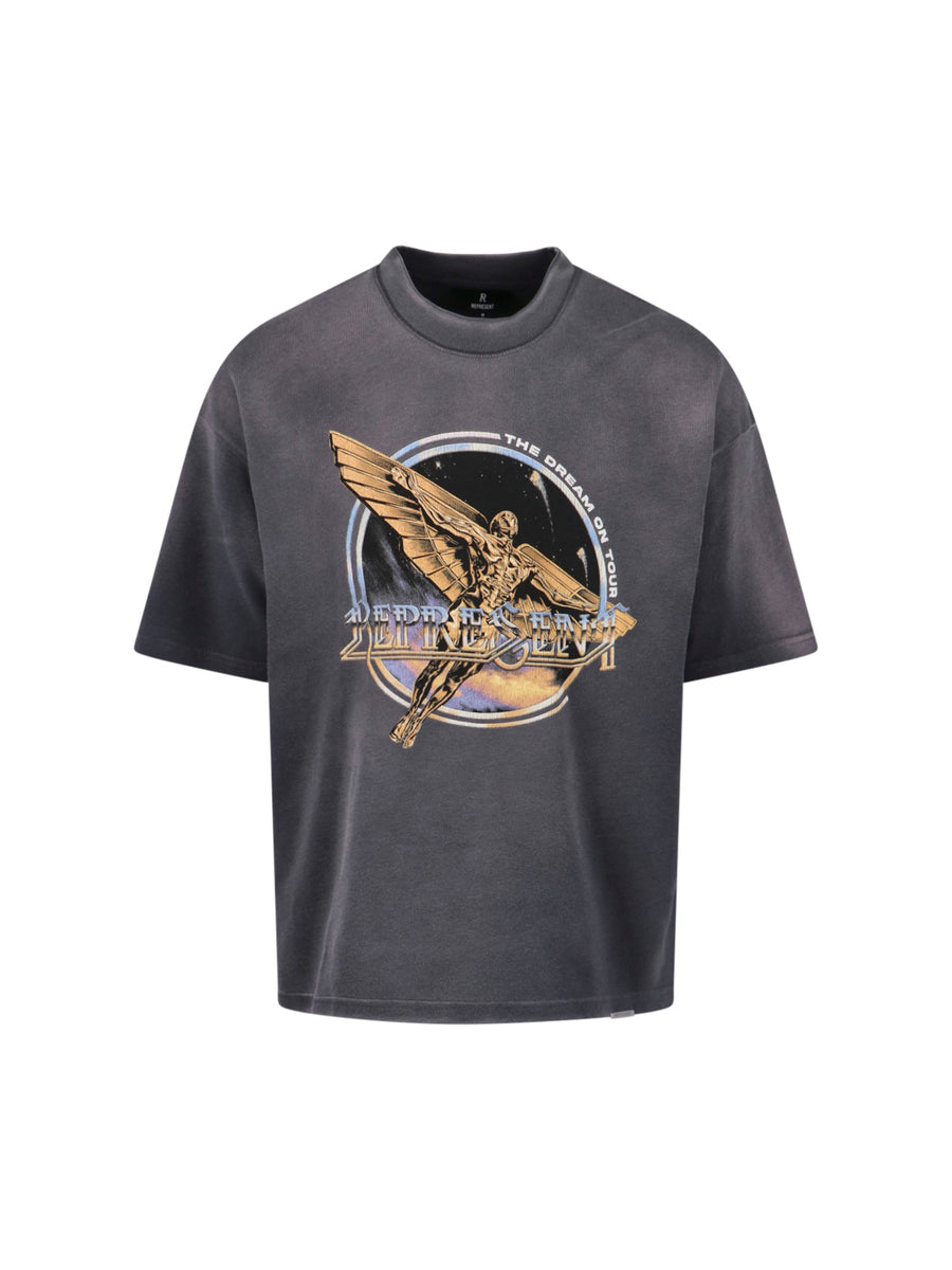 Represent 100% Cotton t-shirt in gray