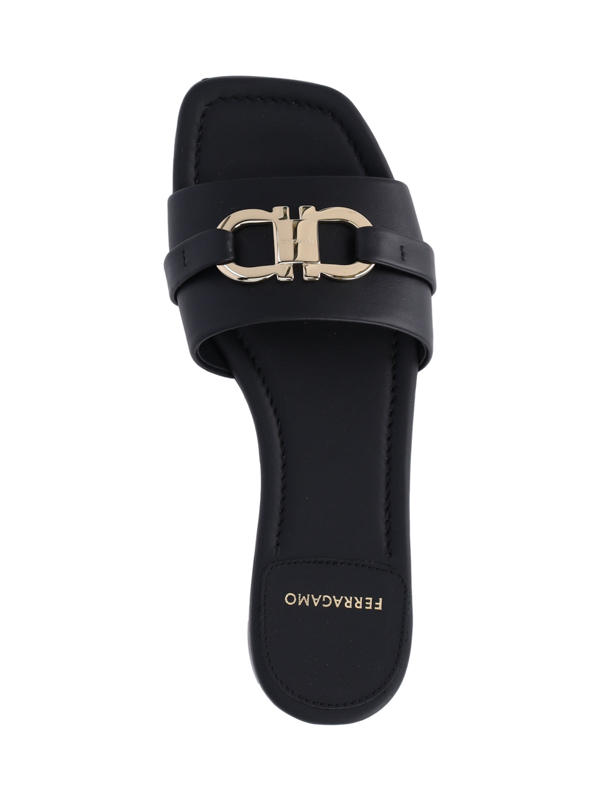 Ferragamo Sandals Black Upper: Calf Leather