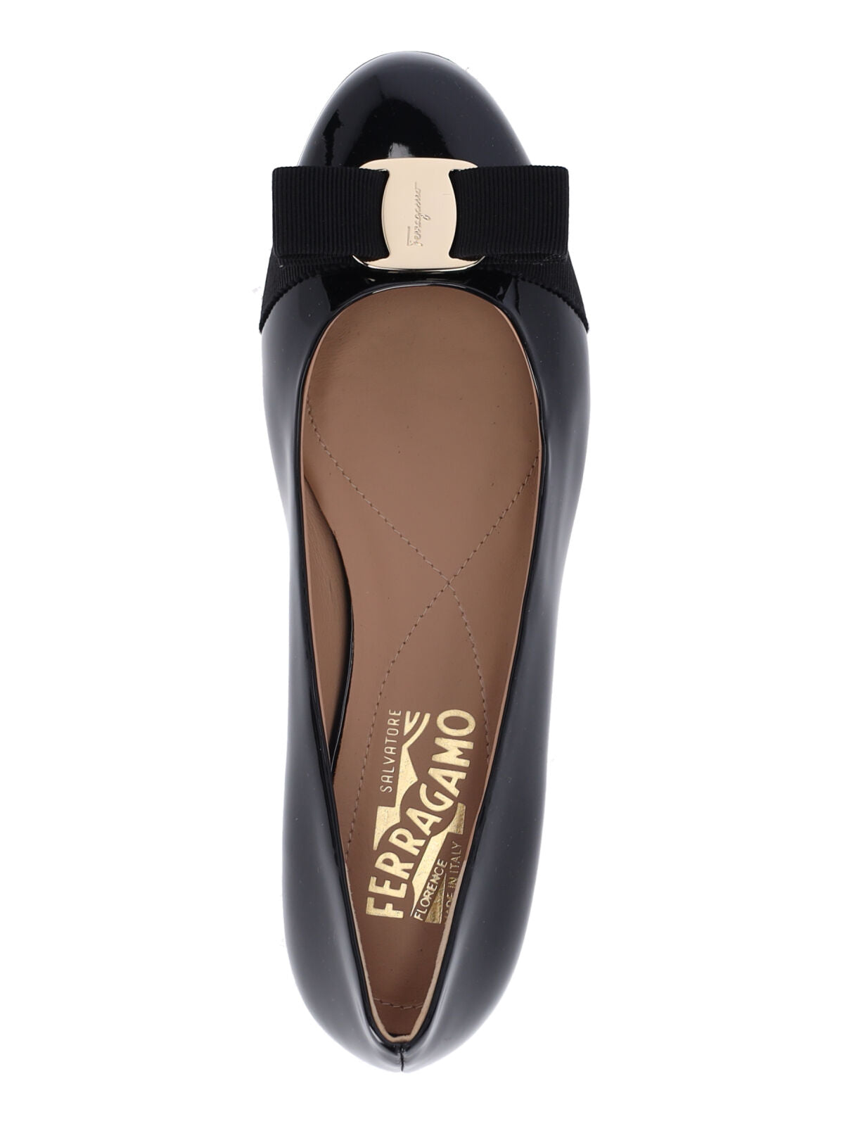Ferragamo Flat shoes Black Upper:patent Calf Leather