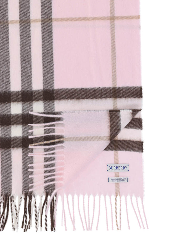 Burberry Scarfs Pink Cashmere