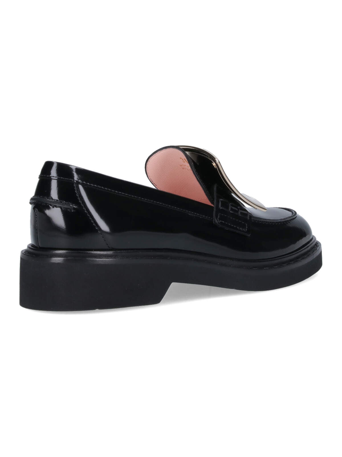 Roger Vivier Flat shoes Black Outer: Calf Leather