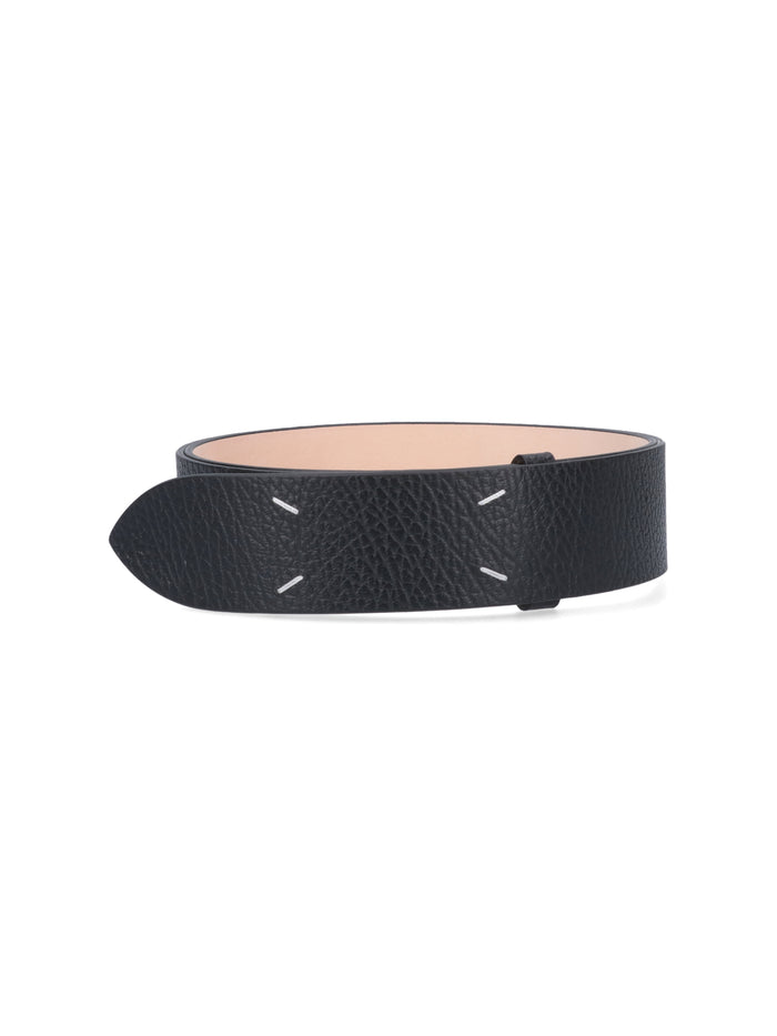 Maison Margiela Belts Black Bovine Leather