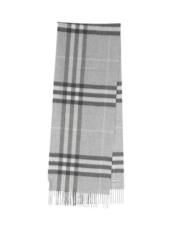 Burberry 100% Cashmere scarf in gray