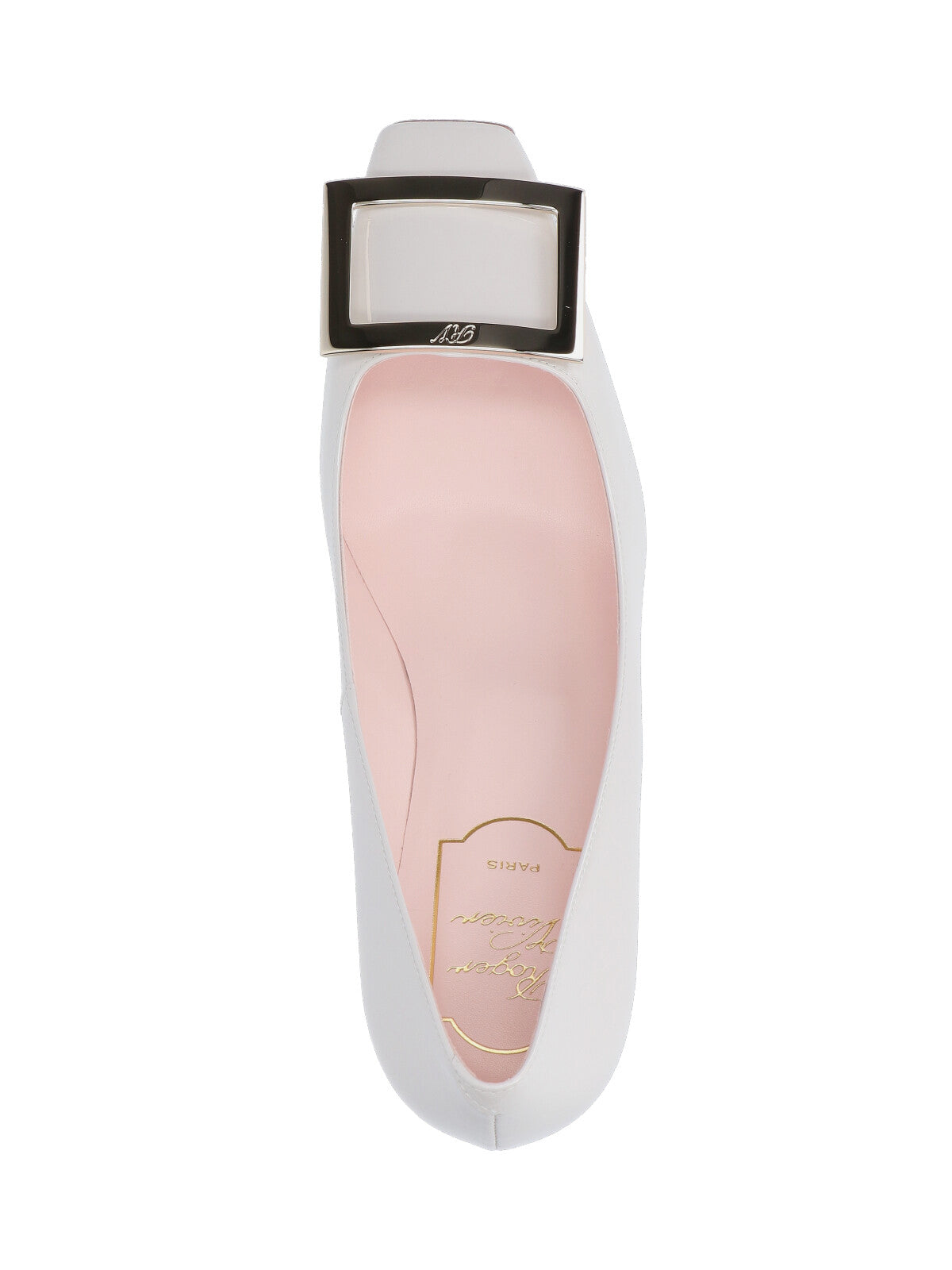 Roger Vivier With Heel White Outer: Calf Leather