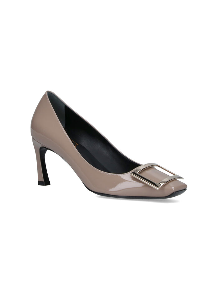 Roger Vivier With Heel Beige Outer: Calf Leather