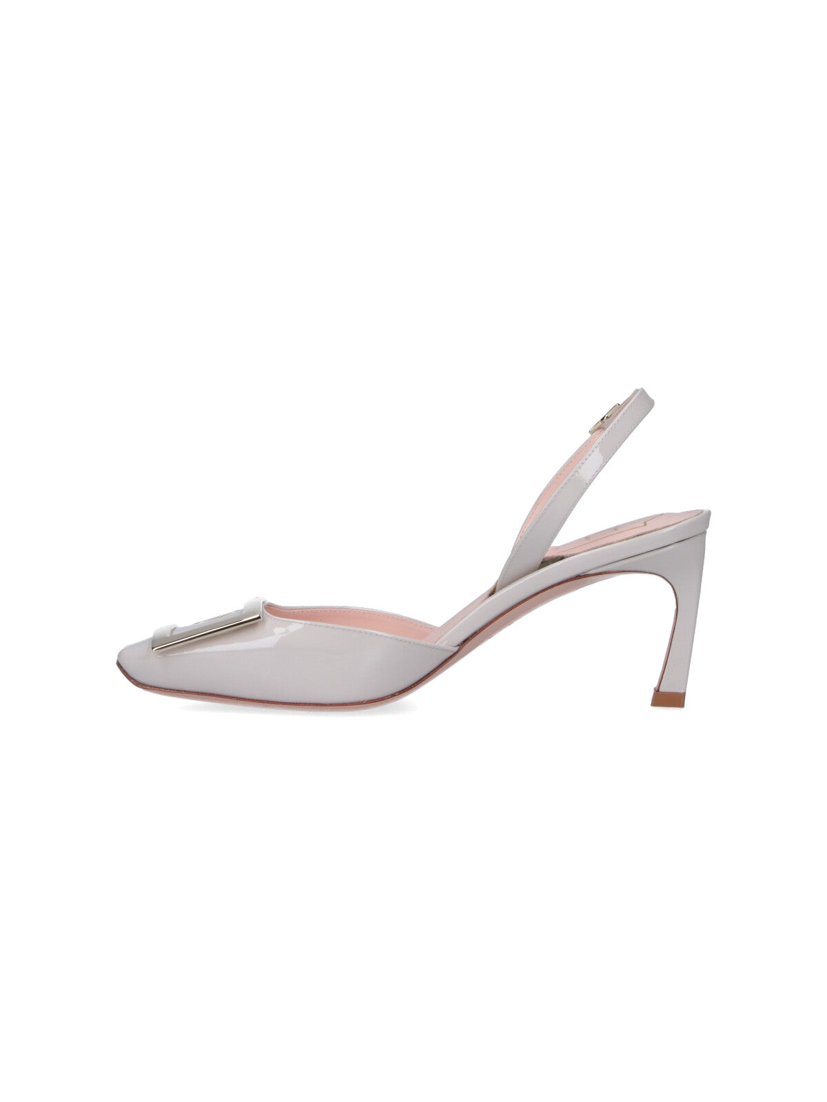Roger Vivier With Heel White Outer: Calf Leather