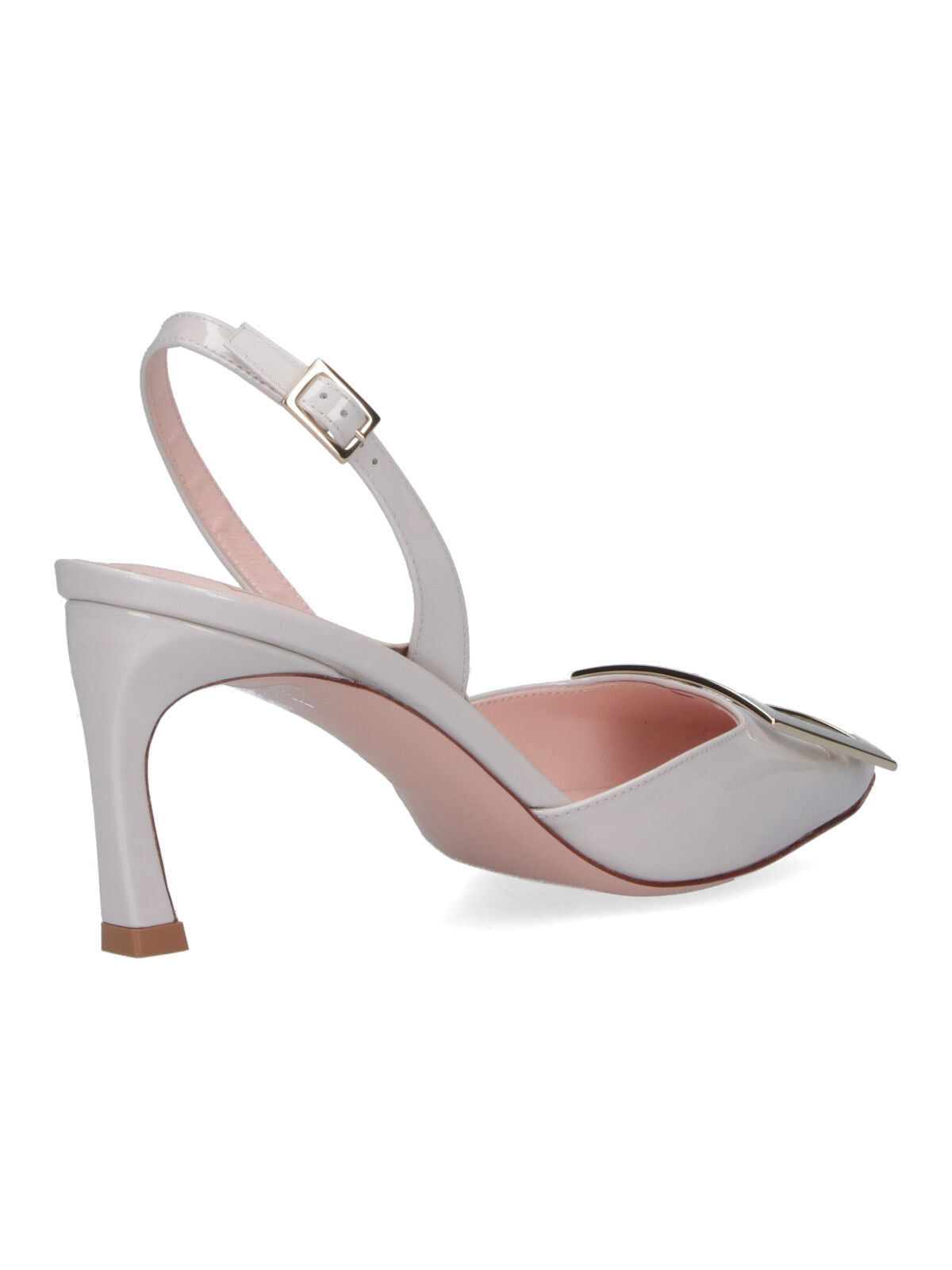 Roger Vivier With Heel White Outer: Calf Leather