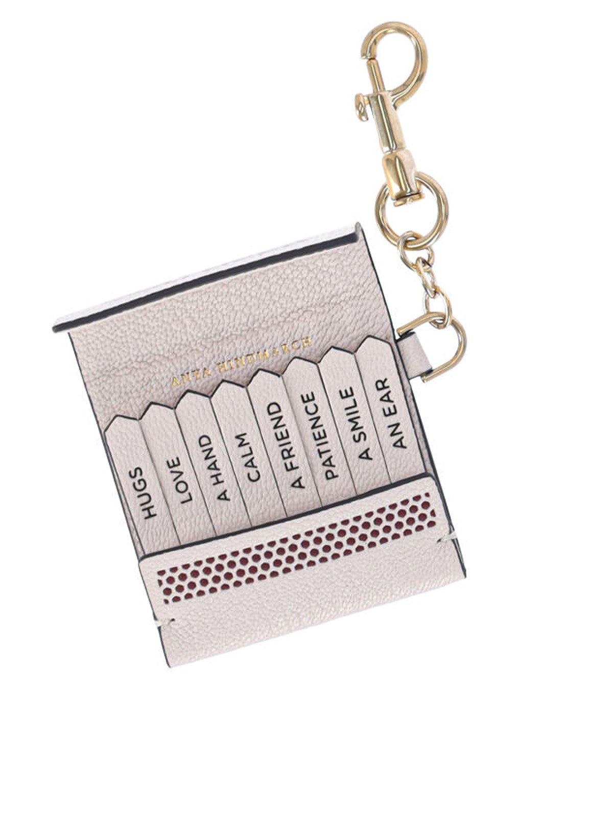 Anya Hindmarch Keychains White Goat Leather