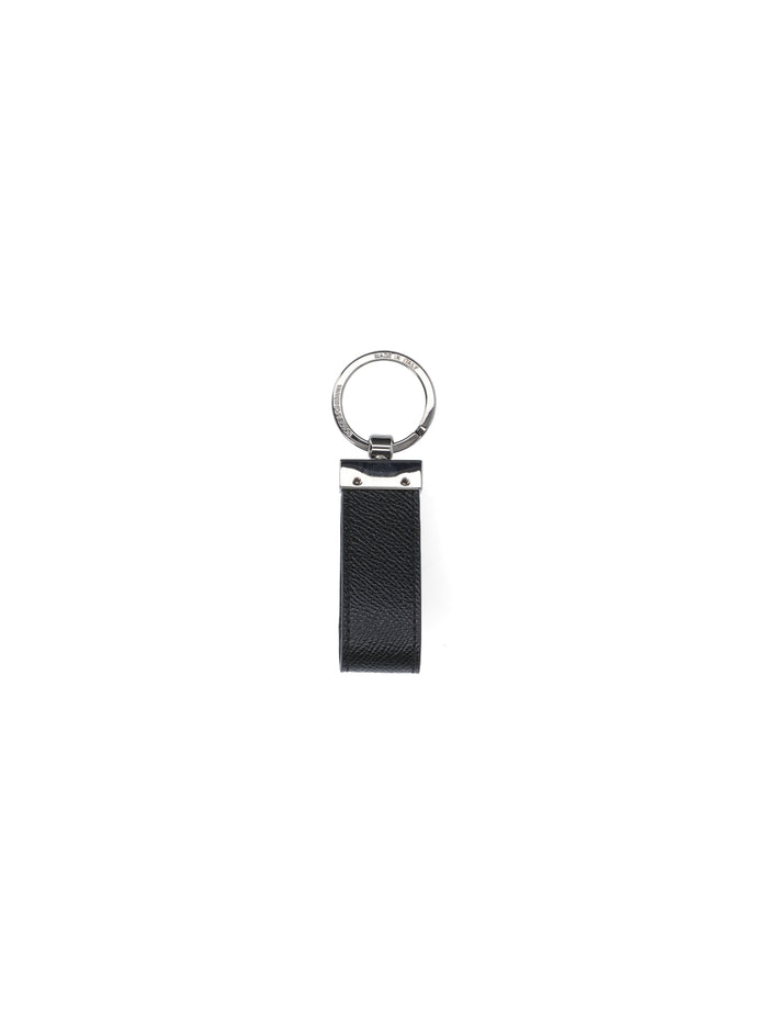 Dolce & Gabbana Keychains Black Calf Leather