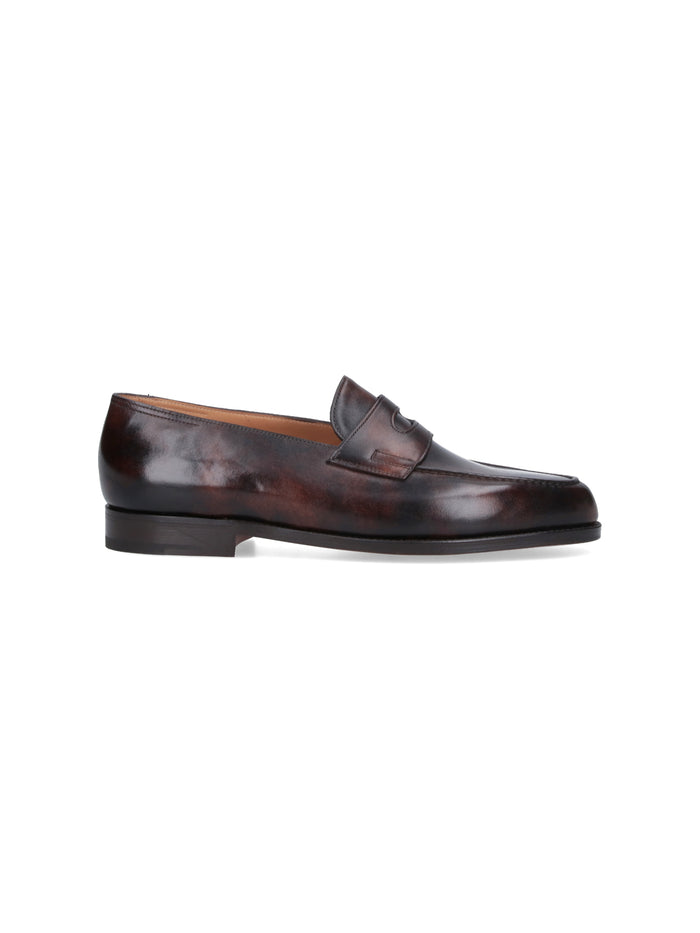John Lobb Flat shoes Brown Leather