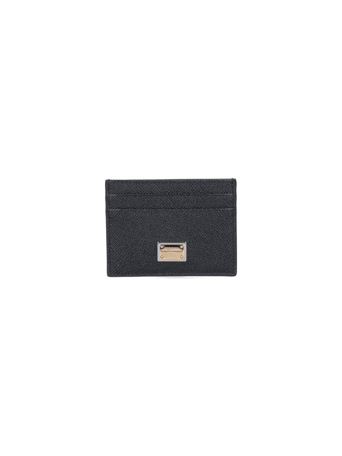 Dolce & Gabbana Wallets Black Calf Leather