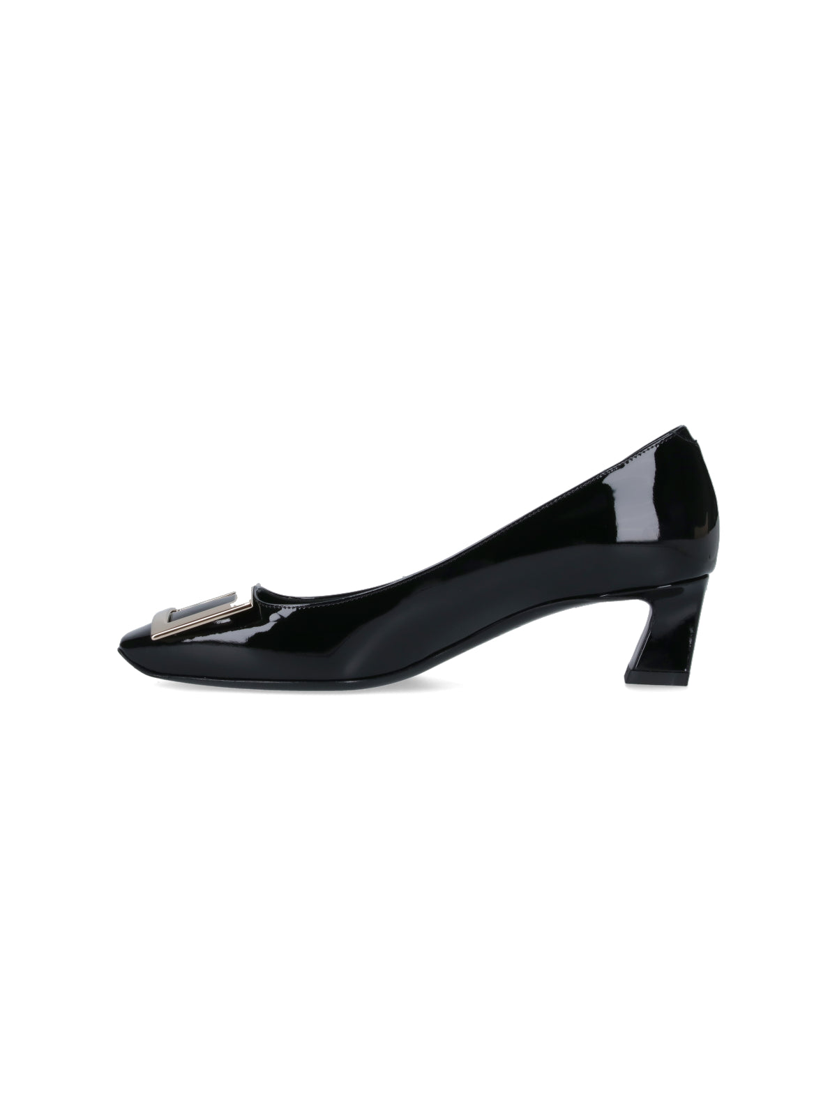 Roger Vivier With Heel Black Outer: Calf Leather
