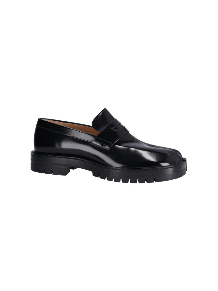 Maison Margiela Flat shoes Black Upper: Bovine Leather
