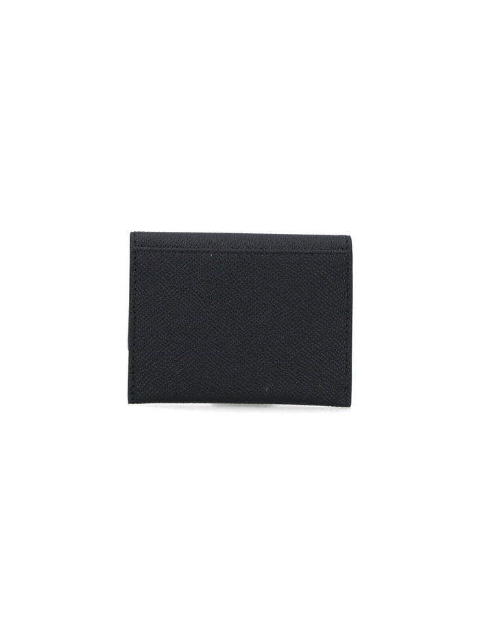Ferragamo Wallets Black Calf Leather
