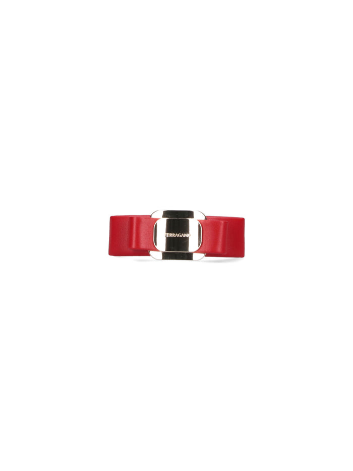 Ferragamo Accessories Red Calf Leather