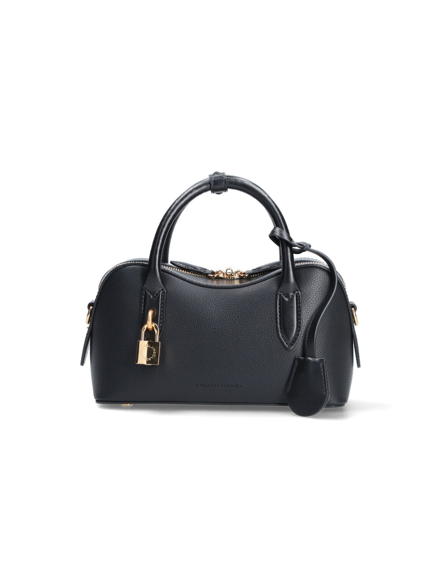 Stella McCartney 70% True Hemp top handle bag in black