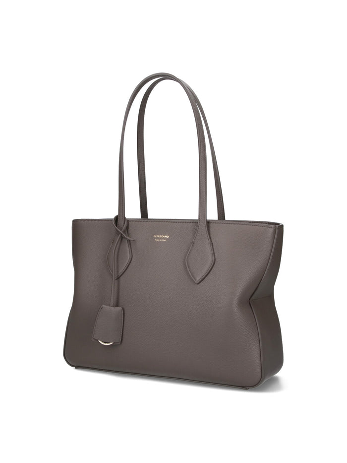 Ferragamo Bags Grey Calf Leather