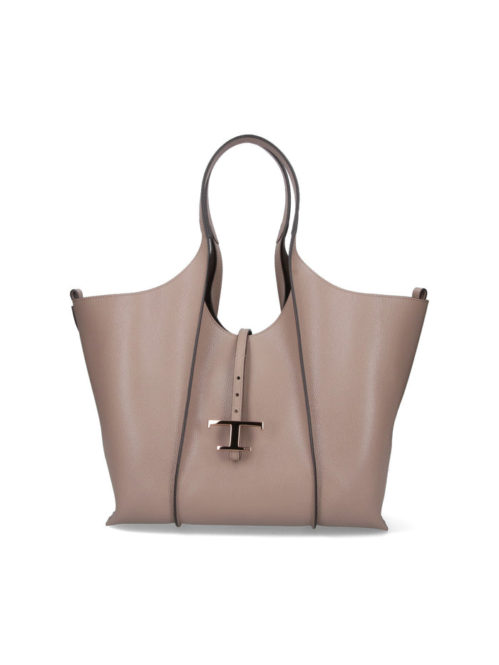 Tods Bags Beige Outer: Calf Leather