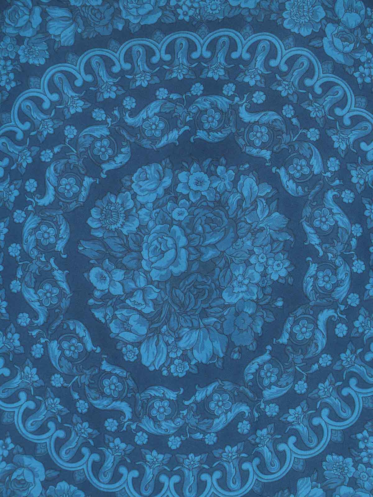 Versace Shirts Blue Silk