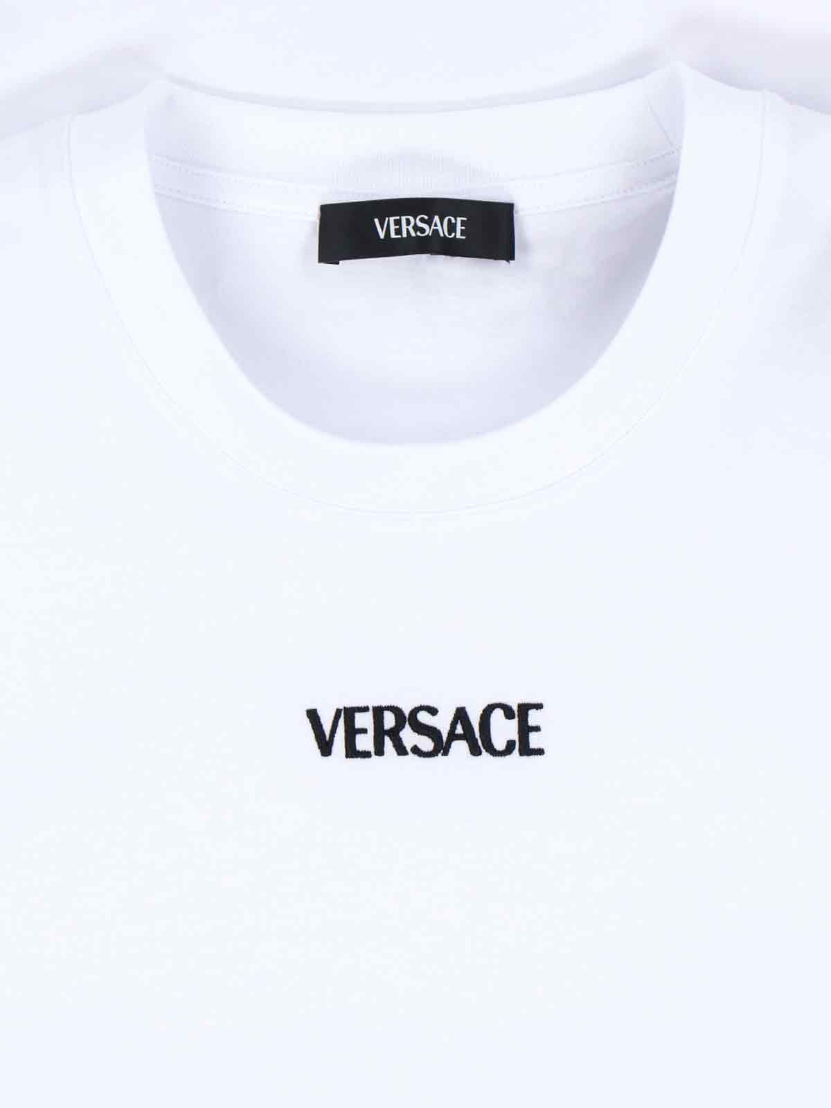 Versace T-shirts and Polos White Cotton