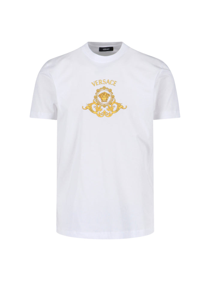 Versace T-shirts and Polos White Cotton