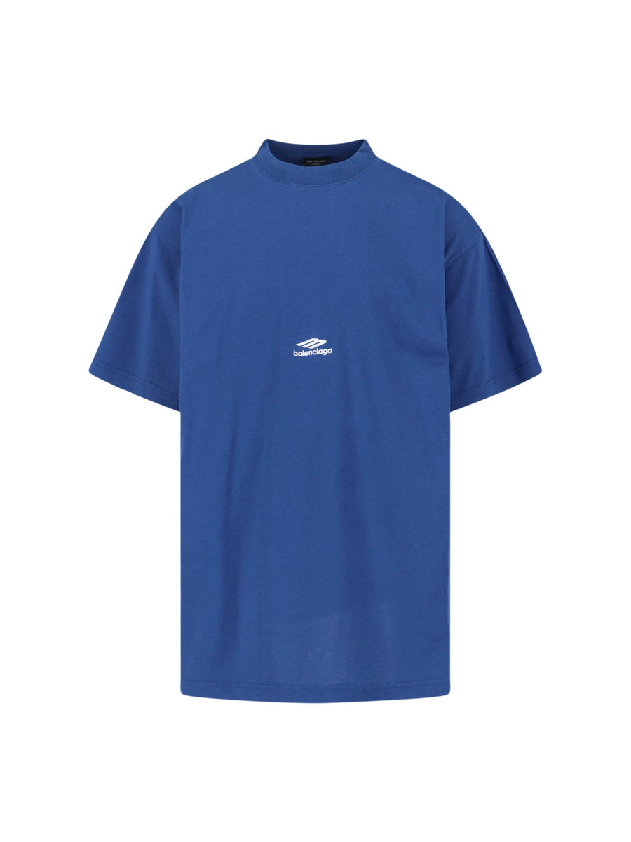 Balenciaga Ttvk 100% Cotton t-shirt in blue