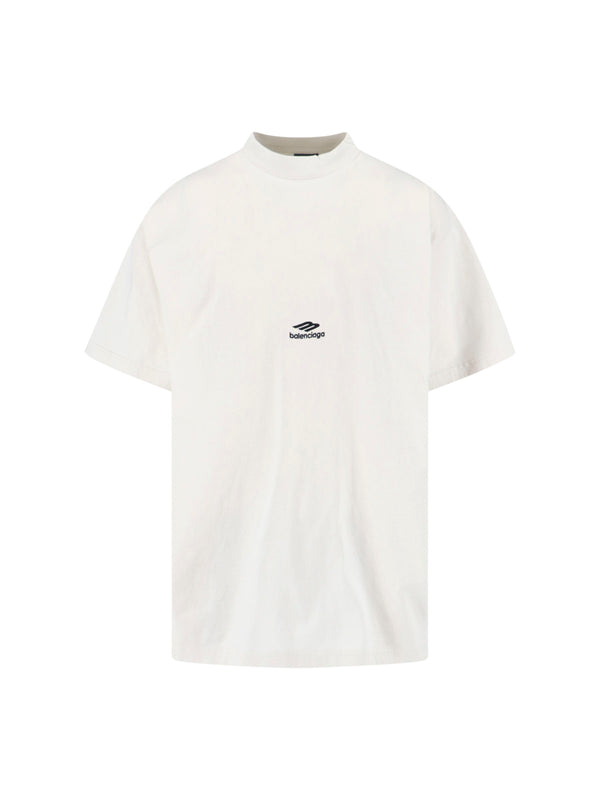 Balenciaga Ttvk 100% Cotton t-shirt in white