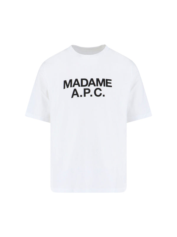 A.P.C. 100% Organic Cotton t-shirt in white