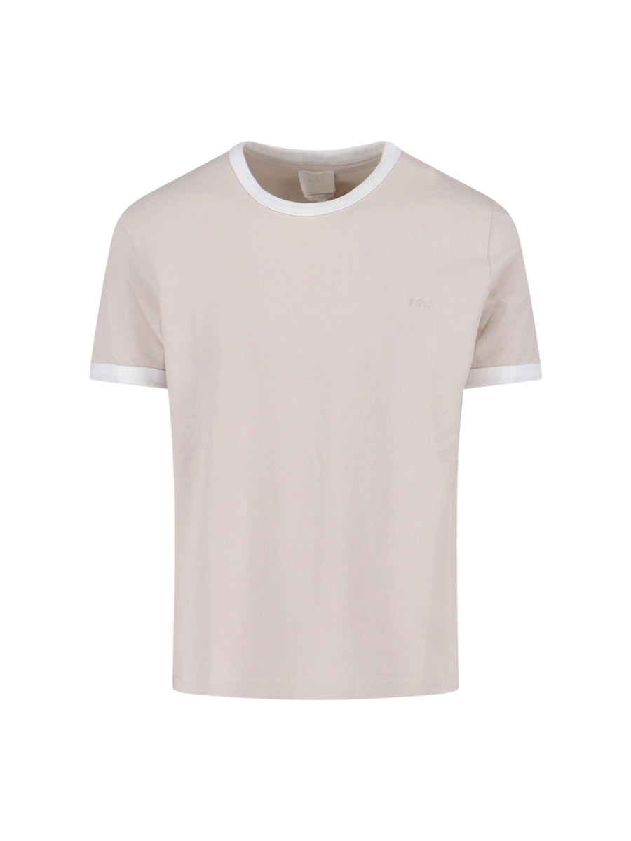 A.P.C. 100% Organic Cotton t-shirt in beige