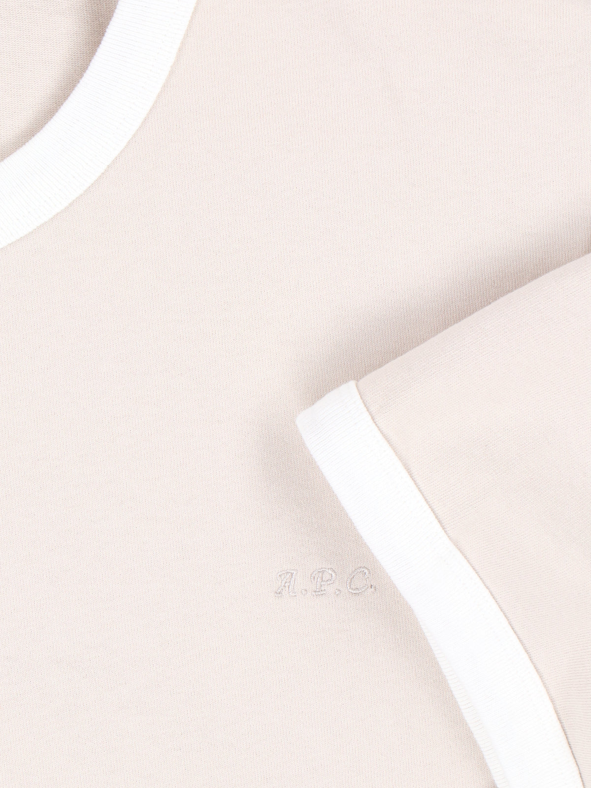A.P.C. T-shirts and Polos White Organic Cotton