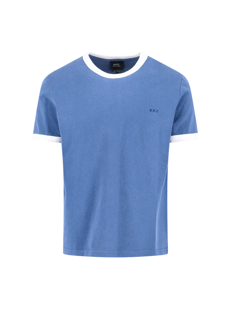 A.P.C. 100% Organic Cotton t-shirt in blue