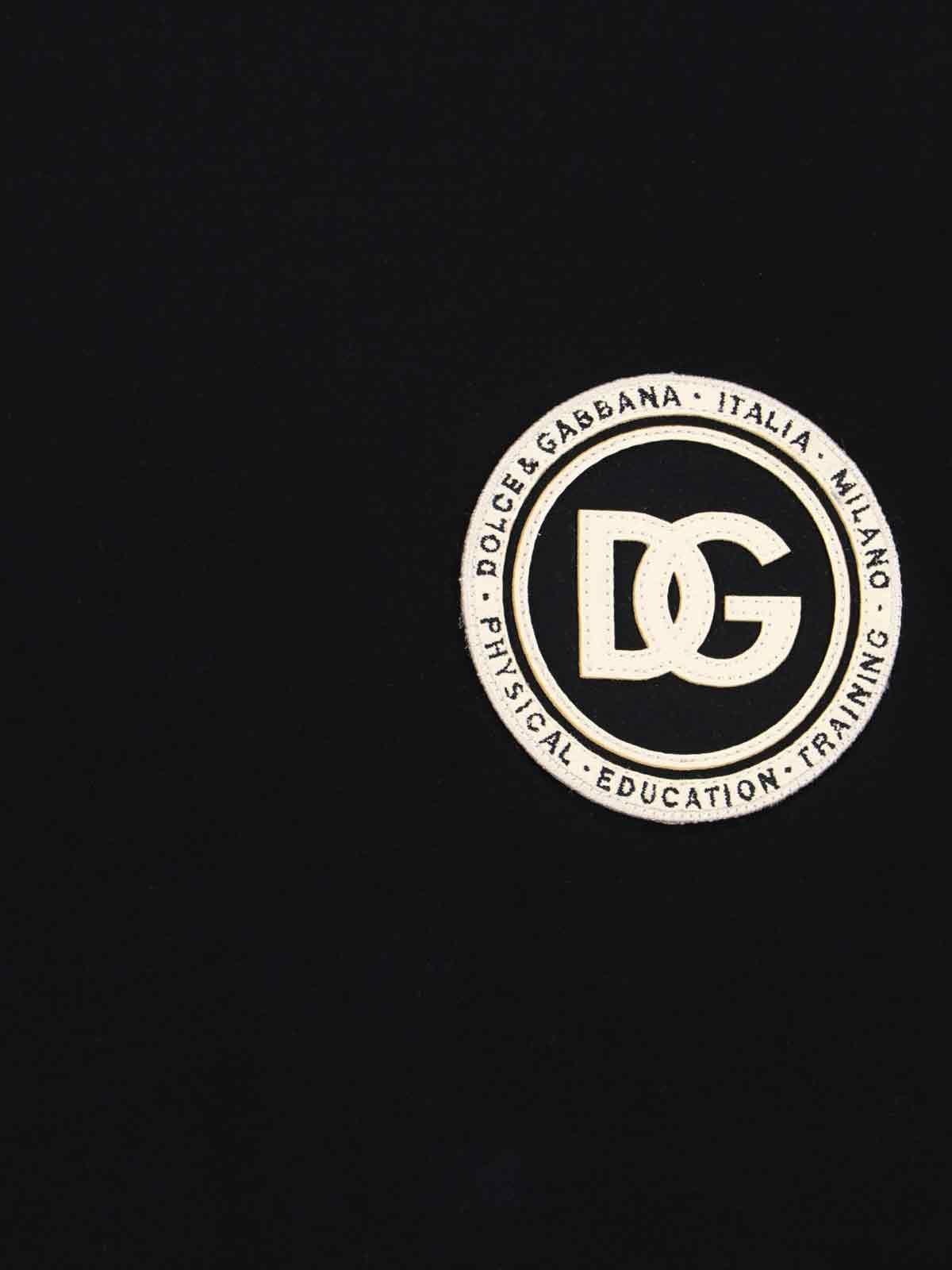 Dolce & Gabbana T-shirts and Polos Black Cotton