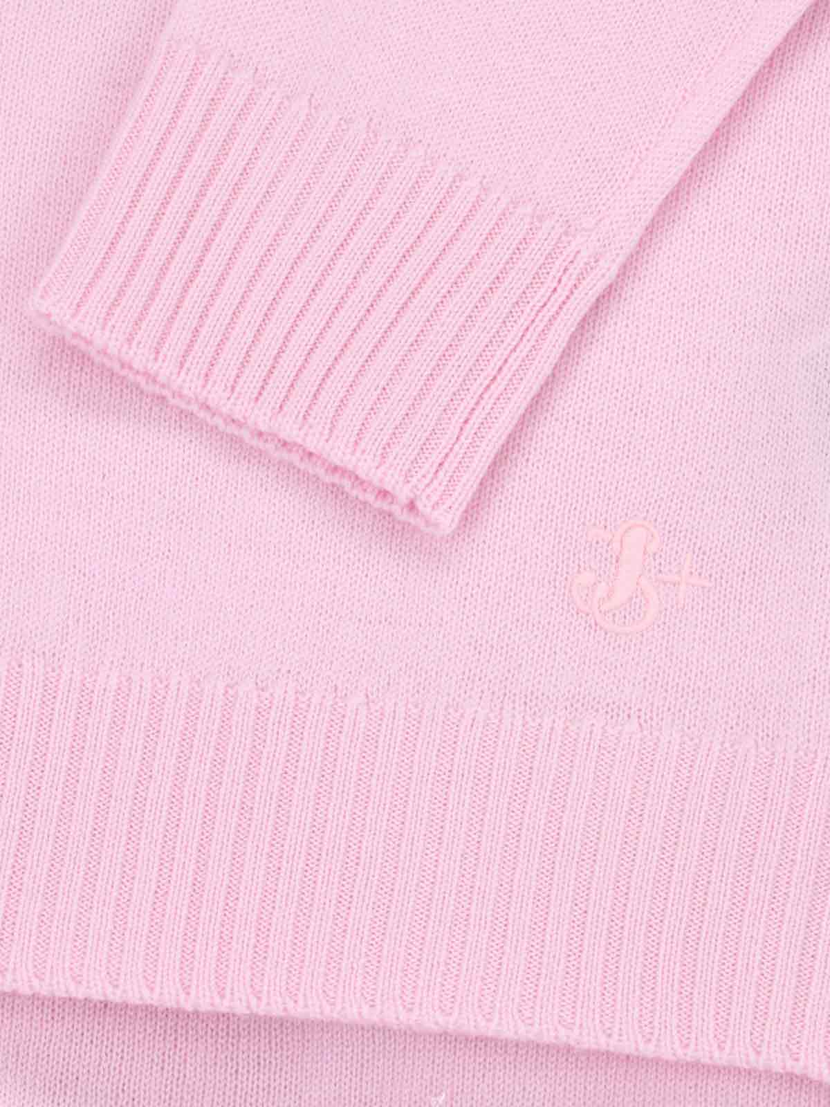 Jil Sander Sweaters Pink Virgin Wool