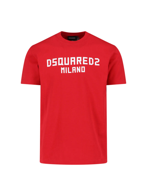 Dsquared2 100% Cotton t-shirt in red