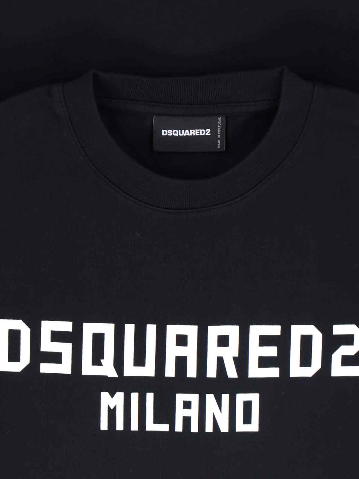 Dsquared2 T-shirts and Polos Black Cotton