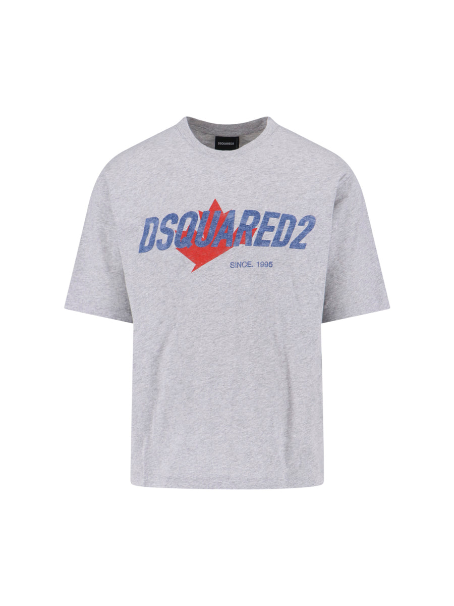 Dsquared2 98% Cotton t-shirt in gray