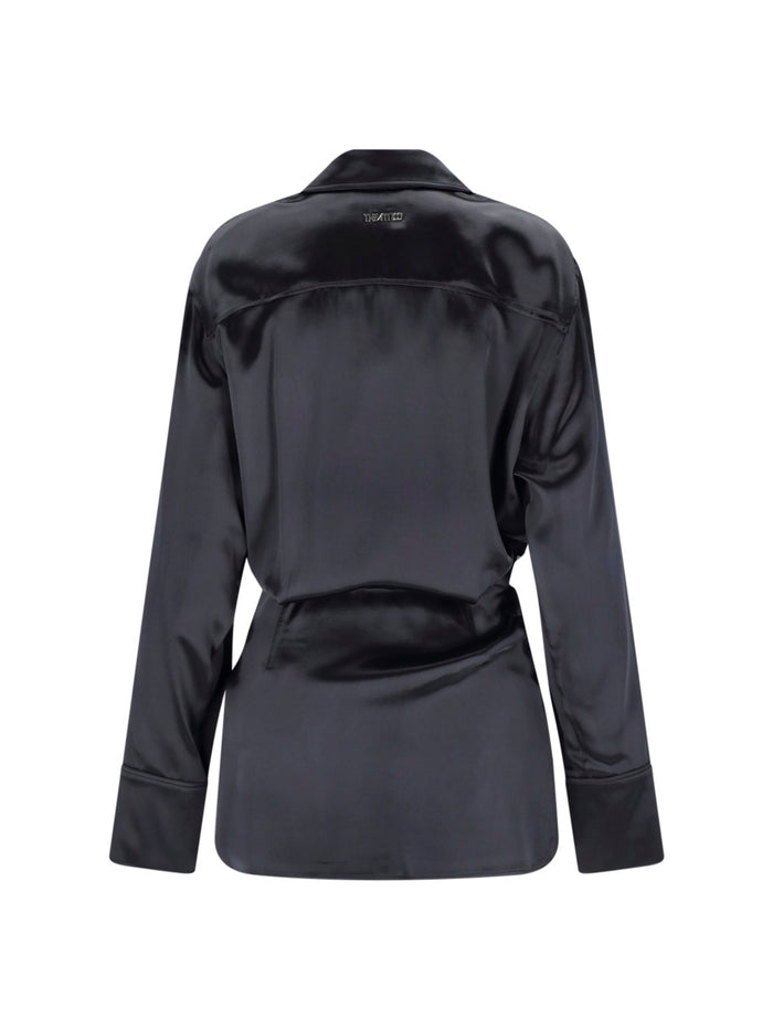 The Attico Dresses Black Viscose