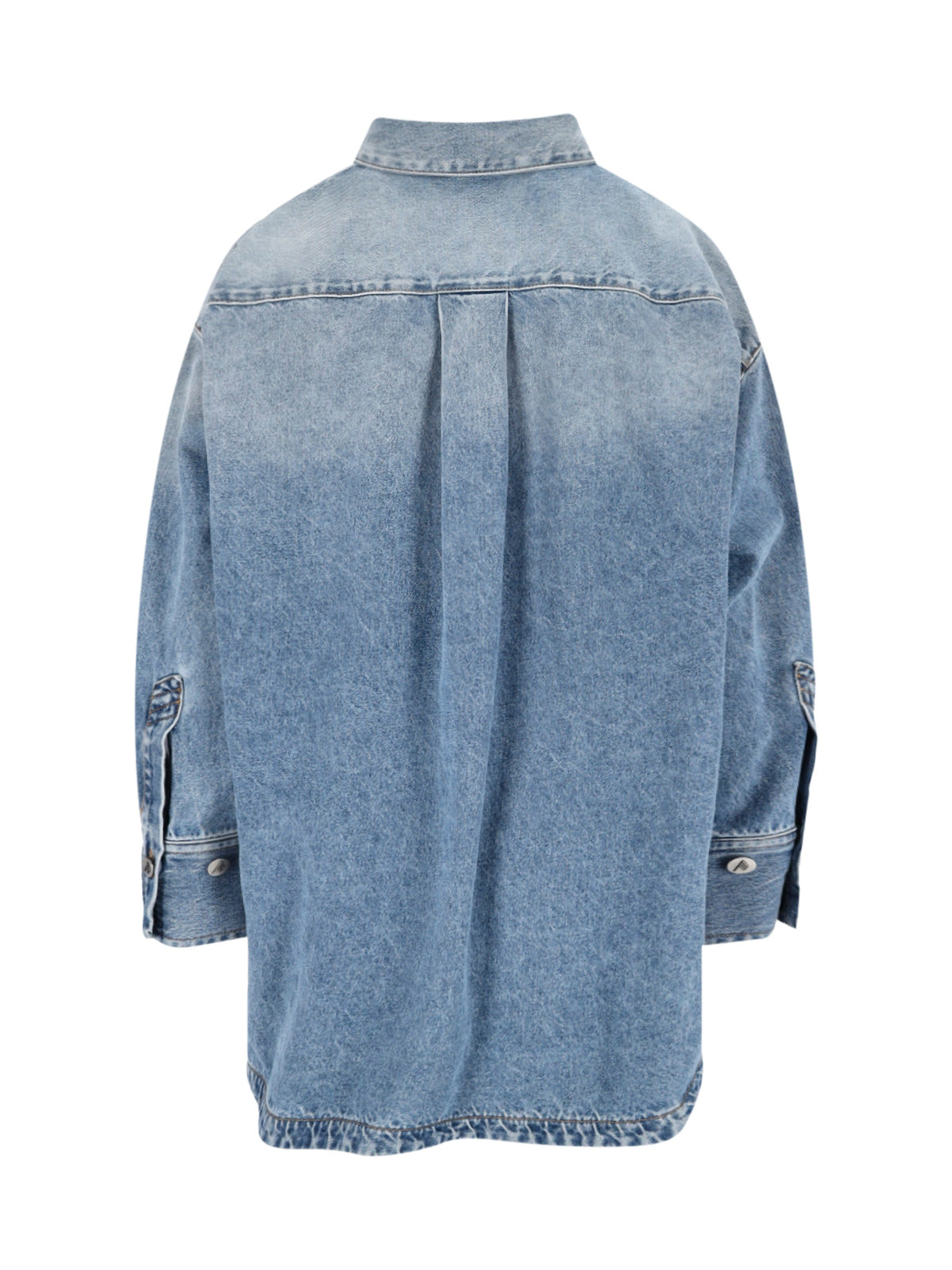 The Attico Shirts Blue Cotton