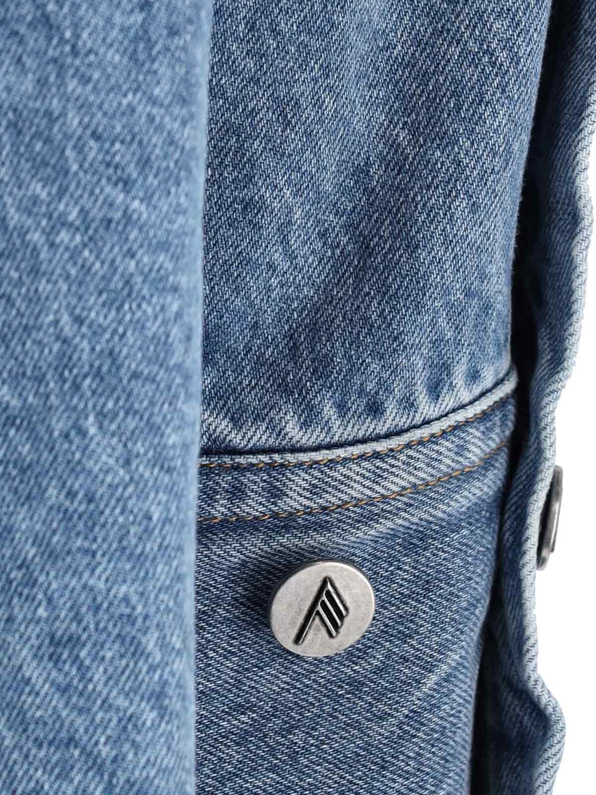 The Attico Shirts Blue Cotton