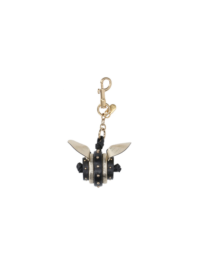 Anya Hindmarch Keychains Black Fabric 1: Bos Taurus