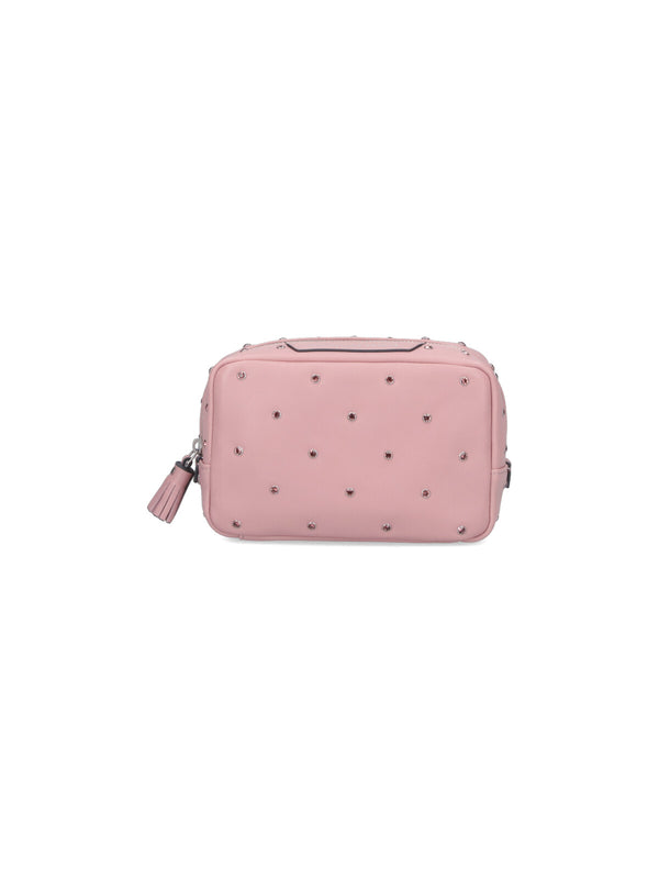 Anya Hindmarch Leather: 100% Sheep Leather; Lining: 60% Polyester crossbody bag in pink