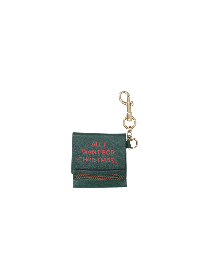 Anya Hindmarch Keychains Green Goat Leather