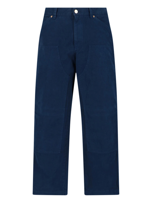 Versace Outer: 100% Cotton jeans in navy