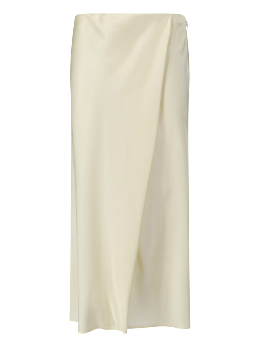 Khaite 65% Acetate skirt in yellow