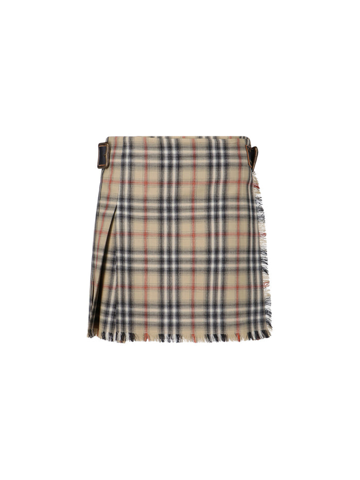 Burberry Skirts Beige Wool