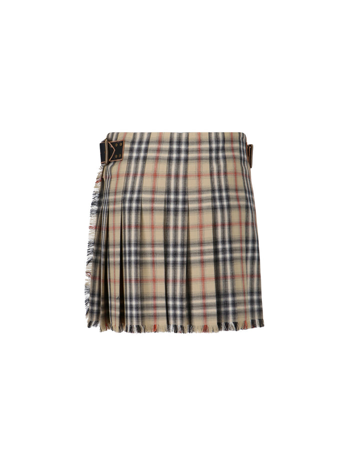 Burberry Skirts Beige Wool